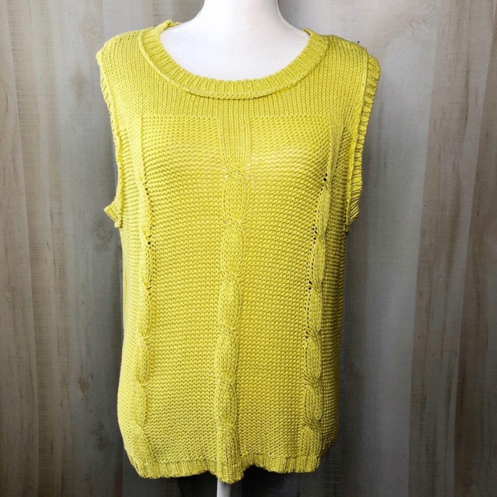 BAN JARA Short Sleeve Knit Sweater XL